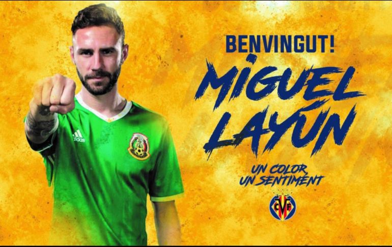 Layún se incorpora al equipo que dirige Javier Calleja tras la salida del lateral Abntonio Rukavina. TWITTER/@VillarrealCF