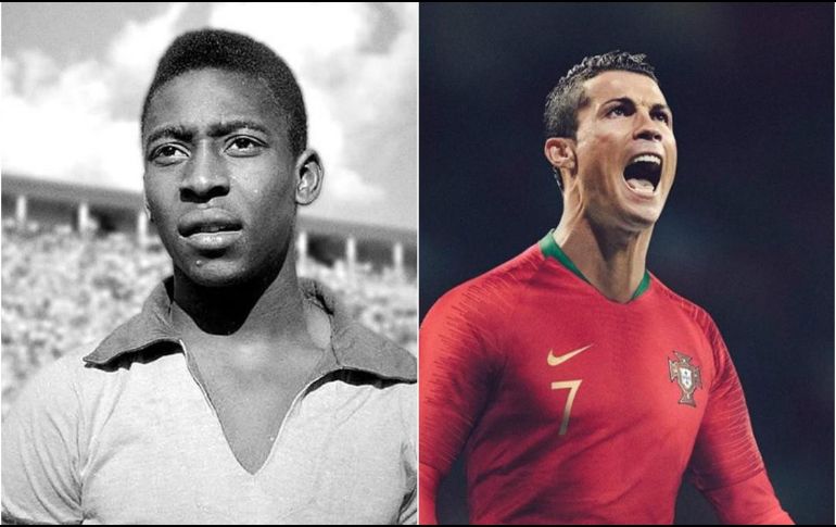 Ambos futbolistas legendarios tuvieron una larga trayectoria en un equipo reconocido internacionalmente; Pelé jugó para el Santos durante 18 años y Cristiano Ronaldo nueve años con el Real Madrid. ESPECIAL