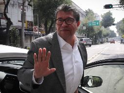 Ricardo Monreal a su llegada al encuentro privado con Andrés Manuel este miércoles. SUN / J. Reyes