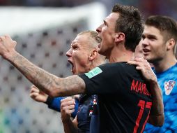 Croacia obtuvo hoy su pase a la Final imponiéndose por 2-1 a Inglaterra. EFE/F. Augstein