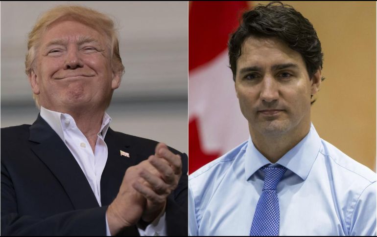 El diálogo entre ambos es el primero desde que Donald calificara de deshonesto y malintencionado a Trudeau durante la Cumbre del G7 el mes pasado en Quebec.  AP / ARCHIVO