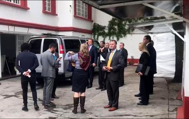 Personal de la Embajada de Estados Unidos en México realizó una inspección a la casa de transición del Presidente electo. SUN / A. Morales