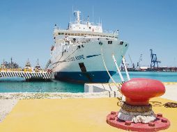 Libros que pasean por el mar atracaron en Puerto Progreso, gracias al barco Logos Hope el cual abrirá sus puertas el 19 de julio. EFE