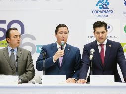 Daniel Curiel, Xavier Orendáin y Mauro Garza promovieron el proyecto con la sociedad y actores políticos. ESPECIAL