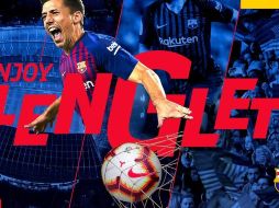 Lenglet estará con el Barça hasta el 30 de junio de 2023 y tendrá una cláusula de rescisión de 300 millones de euros, informó el club catalán. ESPECIAL / fcbarcelona.com