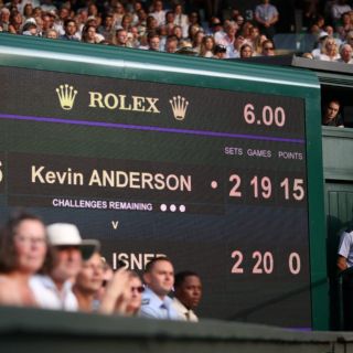 El duelo Isner-Anderson ya es la Semifinal más larga de Wimbledon
