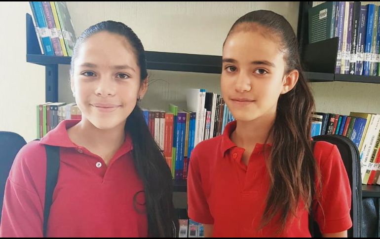 Paulina y Evelyn, de sexto grado de primaria, asisten a clases de violín. Ambas fueron galardonadas por alto desempeño académico en sus escuelas. EL INFORMADOR/I. Martínez