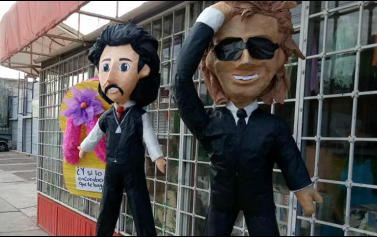 Las piñatas, que miden 1.40 metros, tienen un costo de 500 pesos. FACEBOOK / Piñata Feliz