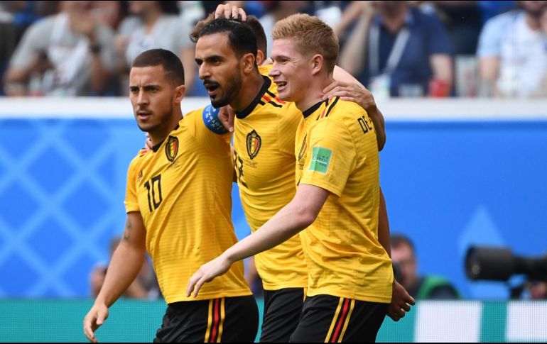 Con sólo tres minutos jugados, Bélgica ya estaba en ventaja en el marcador. AFP / P. Ellis
