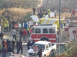 El piloto y sus dos acompañantes resultaron con lesiones de consideración. TWITTER / @gonzafran1