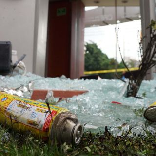 Saquean cajero de Rastro Municipal de Guadalajara