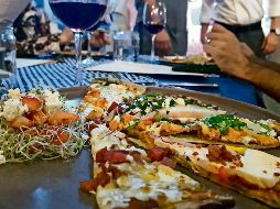 Una fusión de comida italiana con mexicana.