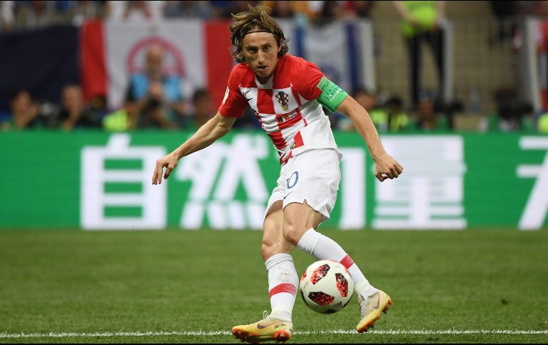 Modric guió a los suyos a una Final histórica para el futbol croatal. AFP/J. Samad