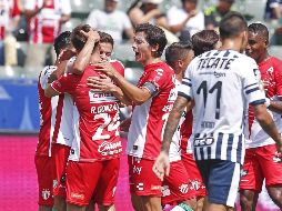 Marcelo Michel Leaño, nuevo estratega de los rojiblancos, suma su primer título al frente del equipo de Aguascalientes. MEXSPORT / V. Morales