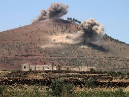 El ataque tuvo como objetivo un centro de apoyo militar operado por la Guardia Revolucionaria iraní. AFP/A. Al-Msalam