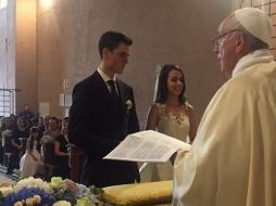 La ceremonia ocurrió en la capilla San Esteban de los Abisinos, dentro del territorio vaticanoel sábado 14 de julio, pero la noticia fue conocida apenas este lunes. INSTAGRAM / padreomaroficial