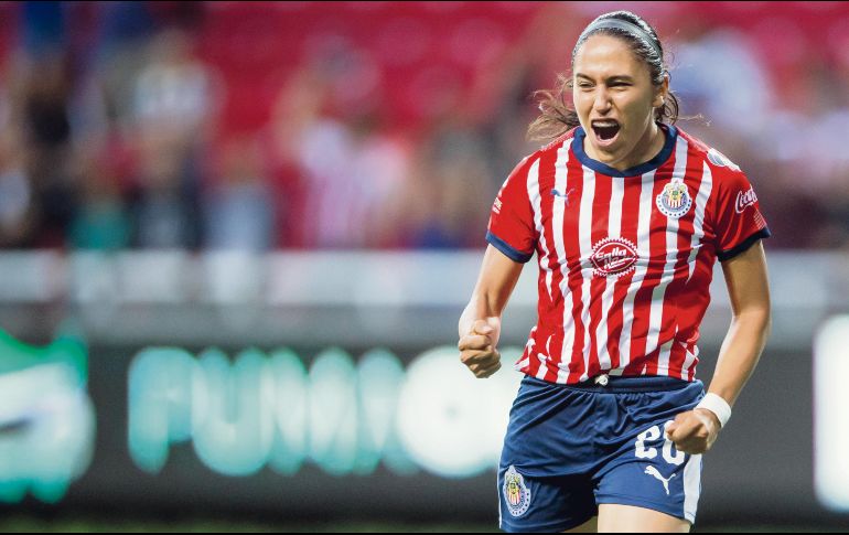 Ana Gabriela Huerta, que llega esta campaña a Chivas, hizo su debut marcando diferencia al anotar el gol con el que las rojiblancas derrotaron al equipo de León. MEXSPORT