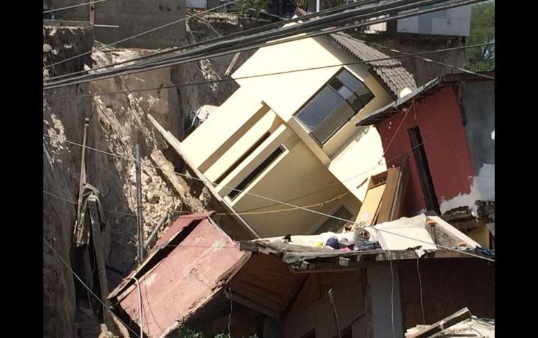 En 20 meses se han registradon cinco los deslizamiento de tierra en distintos puntos de la ciudad. FACEBOOK@joseritoportugal