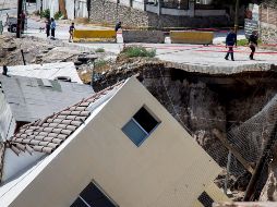 Fotogalería: Casas colapsan en Tijuana por deslizamiento de tierra