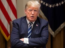 Trump convocó a la prensa y dijo que al hablar en esa conferencia de prensa había utilizado una frase incorrecta para referirse al episodio. EFE / M. Reynolds