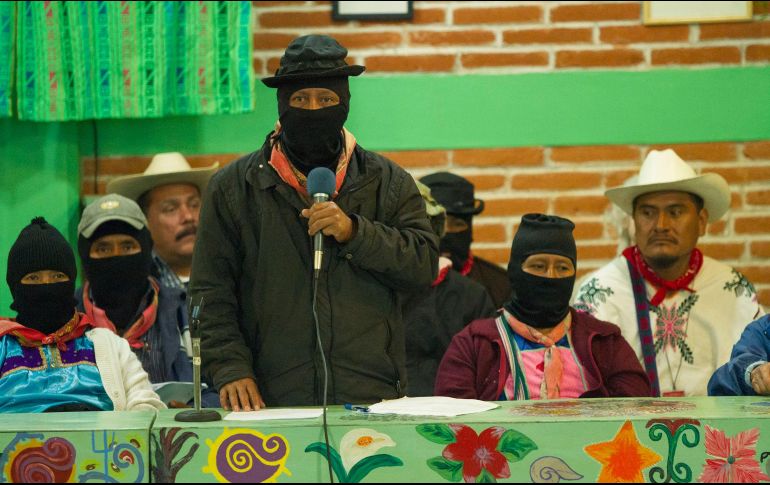 Tan pronto se conocieron los resultados de las votaciones, que le otorgaron a López Obrador un triunfo contundente, el EZLN marcó su distancia del tabasqueño. AFP/ ARCHIVO