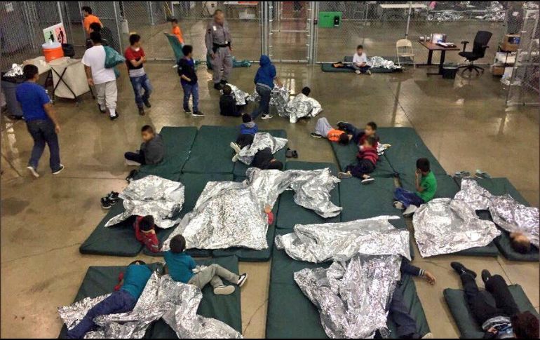 Algunos niños y padres le dijeron que no les gustaba la comida y no estaban seguros que el agua fuera potable. TWITTER/ @AristotelesSD