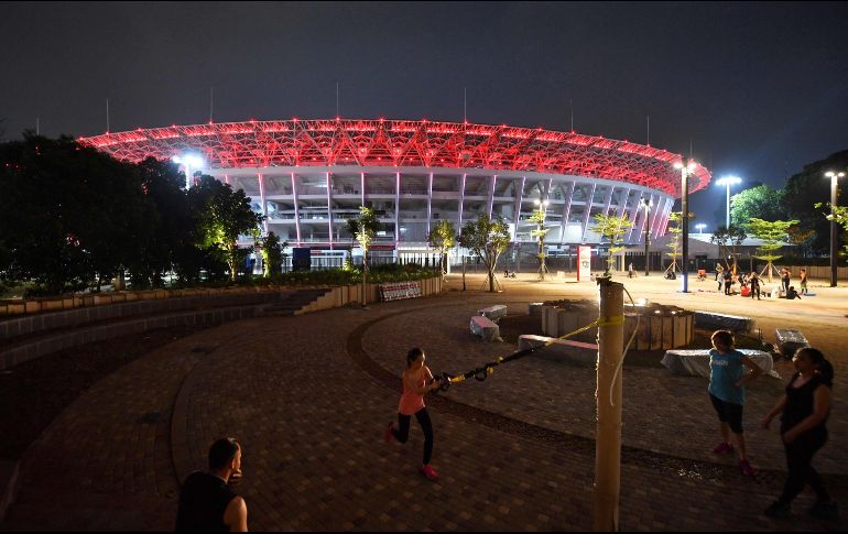 Vista de uno de los estadios que están siendo sometidos a trabajos de remodelación en el país. AFP/A. Berry