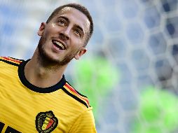 Hazard, quien fue uno de los mejores en la Copa Mundial de Rusia 2018, suena fuerte para sumarse a las filas del Real Madrid. AFP / ARCHIVO