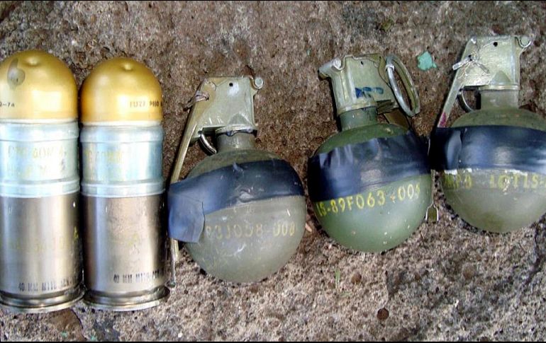 En total, las personas lanzaron siete artefactos en diferentes puntos de la ciudad. NTX/ARCHIVO