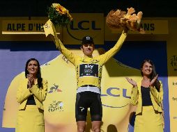 Ante sorpresa general, Thomas logra mantener su liderato tras superar al cuatro veces ganador del Tour, Chris Froome, y a otros tres favoritos. AFP / P. Lopez