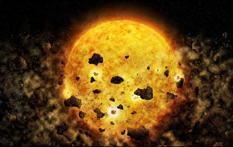 Científicos indican que el objeto estelar está en proceso de devorar los restos planetarios; esto da idea a los expertos sobre los procesos que afectan la supervivencia de los planetas. AP / M. Weiss