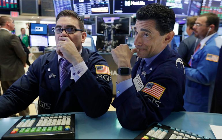 El Dow Jones restó 134.18 puntos, llegó hasta 25 mil 065.11 enteros. AP / ARCHIVO