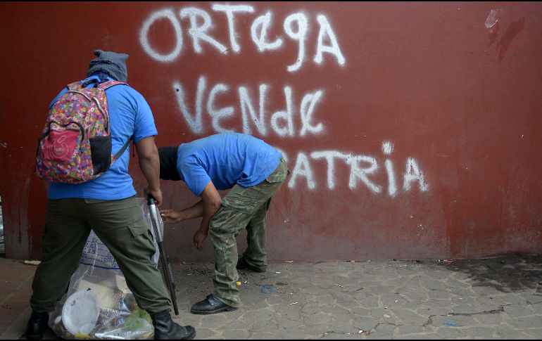 Por la frontera llegan entre 100 y 150 personas diarias que ingresan por primera vez a Costa Rica, lo que indica que la situación interna de Nicaragua tiene repercusiones directas. AFP / M. Recinos