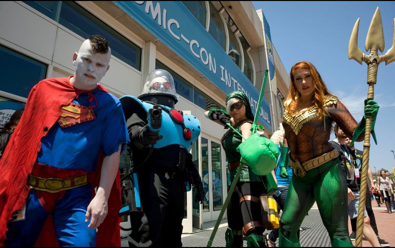 Miles de seguidores llegaron a la Comic-Con 2018 disfrazados de sus personajes favoritos. EFE / D. Maug