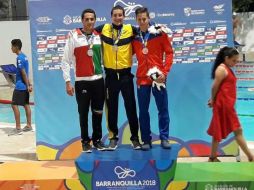 El primer lugar fue para el colombiano David Gómez, mientras que el tercero lo obtuvo el cubano Luis Vega. TWITTER / @COM_Mexico