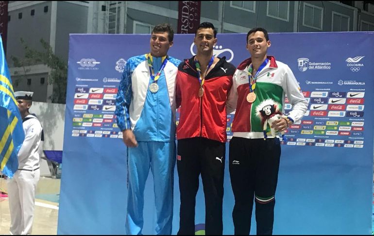 Jorge Iga se hizo con el bronce en los 100 metros libres. TWITTER / @Inpode_oficial