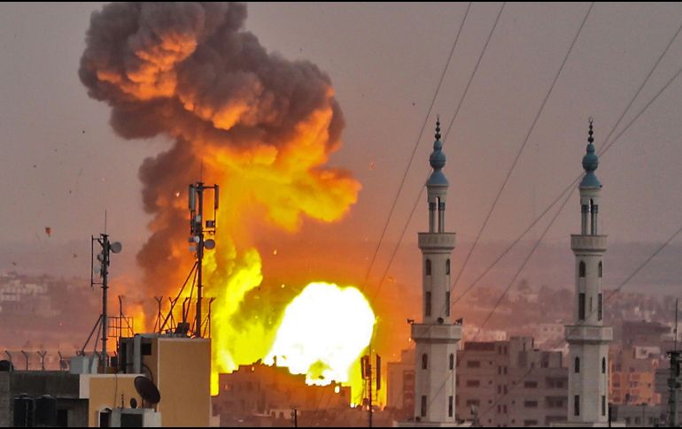 Hamás anunció un alto el fuego con Israel después de que la aviación lanzara una operación masiva contra 60 objetivos del movimiento. AFP/B. Taleb