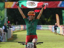 La originaria de Hidalgo respondió como favorita para dar a México la quinta medalla de oro de la jornada de este sábado. TWITTER / @Notimex