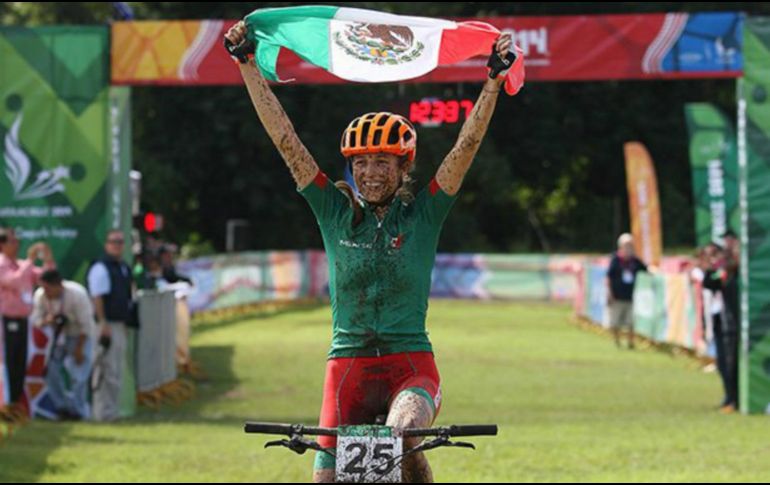 La originaria de Hidalgo respondió como favorita para dar a México la quinta medalla de oro de la jornada de este sábado. TWITTER / @Notimex