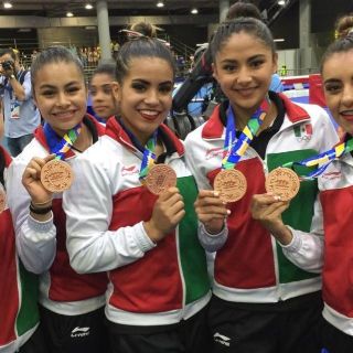 Gimnastas mexicanas se alzan con bronce en Barranquilla 2018