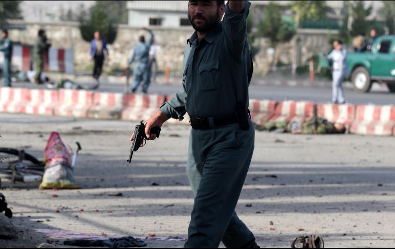 El atentado ocurrió cerca del aeropuerto la mañana de este domingo. EFE / J. Jalali