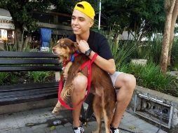 Antonio se reencontró con “Montana” luego de que el can se extravió un año y cuatro meses. TWITTER / @GuadalajaraGob