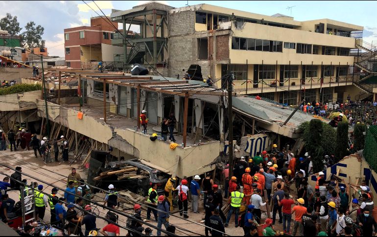 El Director Responsable de Obra del colegio Enrique Rébsamen fue trasladado a la Ciudad de México para su certificación e ingreso al Reclusorio Preventivo Varonil Sur. SUN / ARCHIVO