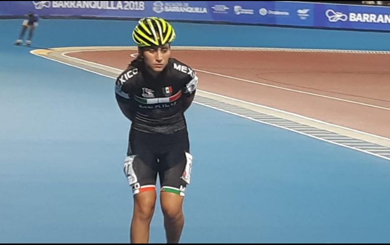 Es la segunda presea de Valentina Letelier durante la justa de Barranquilla, después de la que obtuvo ayer en la carrera de 10 mil puntos-eliminación. TWITTER / @CONADE