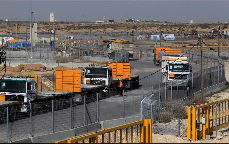 El 9 de julio Israel cerró el paso de Kerem Shalom y redujo la zona marítima en la que está permitida la presencia de los pescadores gazatíes. AP/Archivo