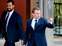 Hasta ahora, Macron no ha querido hablar directamente de este asunto. AFP/C. Triballeau