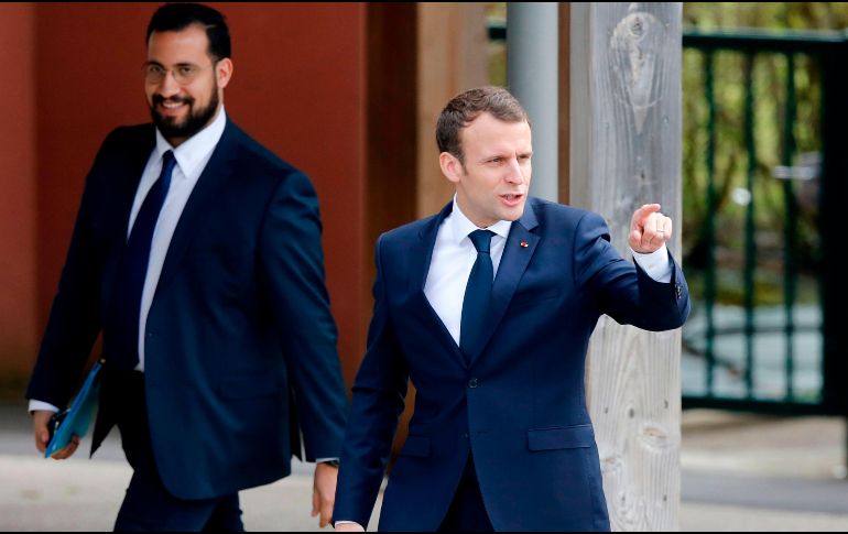 Hasta ahora, Macron no ha querido hablar directamente de este asunto. AFP/C. Triballeau