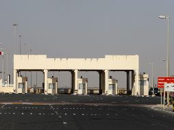 Puesto fronterizo entre Qatar y arabia Saudita. En junio de 2017, Arabia Saudita, EAU, Baréin y Egipto rompieron relaciones con Qatar. AFP/K. Jaafar