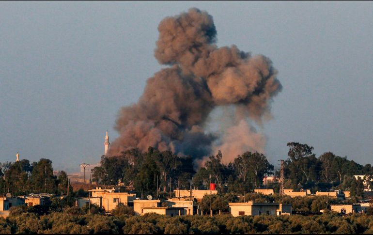 Israel mencionó que desde las primeras horas del día ha habido un aumento en los combates internos en Siria. AFP / J. Marey