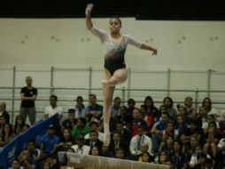 Moreno dio la sorpresa pues otras gimnastas estaban entre las favoritas. TWITTER / @COM_Mexico